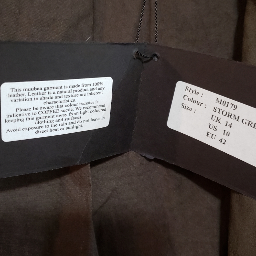MUUBAA Suede Jacket MED - Picture 5 of 9